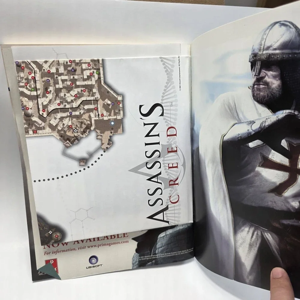Assassins Creed Prima Official Game Guide with Map 2007 ISBN 0761555579